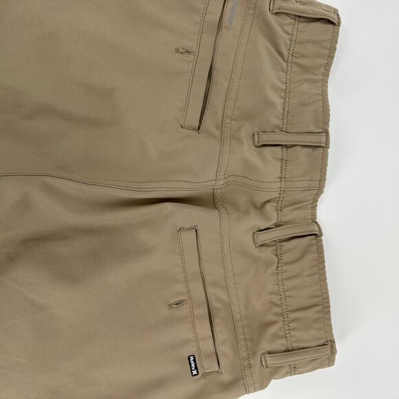 Hurley For Buckle Breathable Stretch Short 10' Inseam Khaki Stretch Mens 28 - Picture 4 of 11